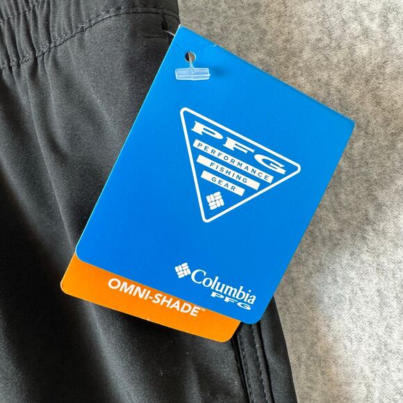 Columbia PFG Fishing Shorts Womens XXL Black Omni Shade 50 UPF Moisture Wicking - Picture 3 of 15